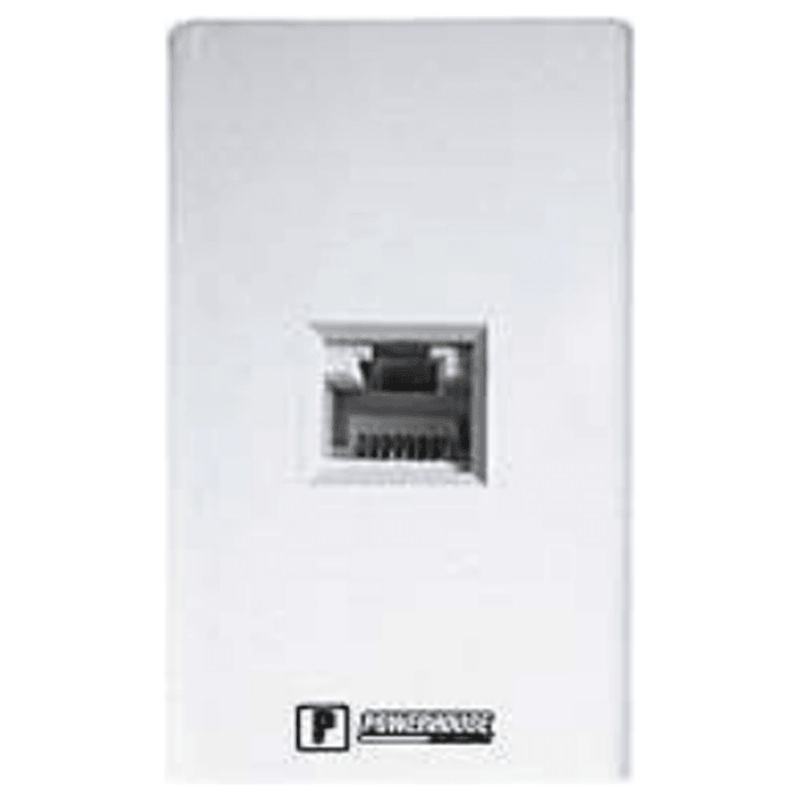 Powerhouse Electric 1 Gang Plate w/ Lan Outlet
