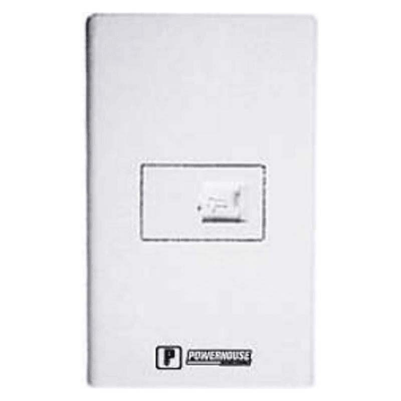Powerhouse Electric 1 Gang Plate w/ Telephone Outlet