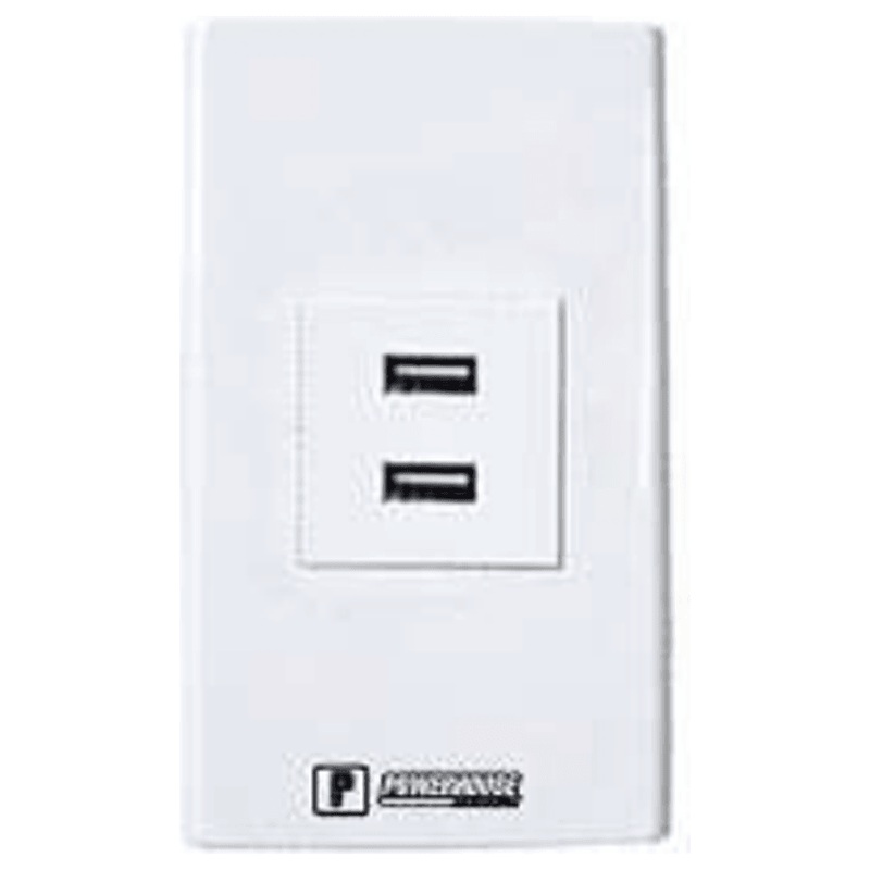 Powerhouse Electric 1 Gang Plate w/ USB Outlet