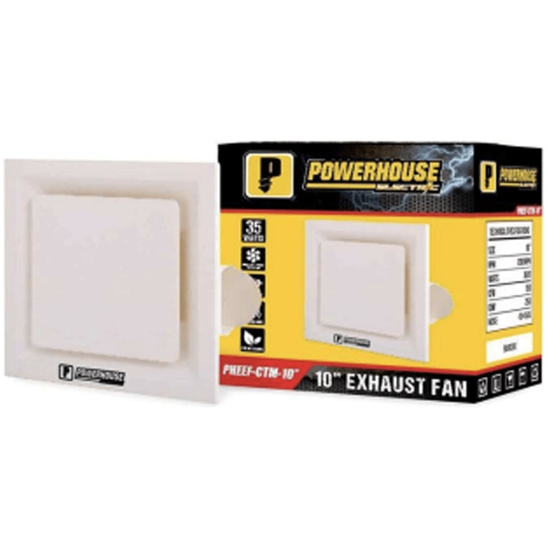 Powerhouse Electric Exhaust Fan Ceiling Mounted Vortex Series