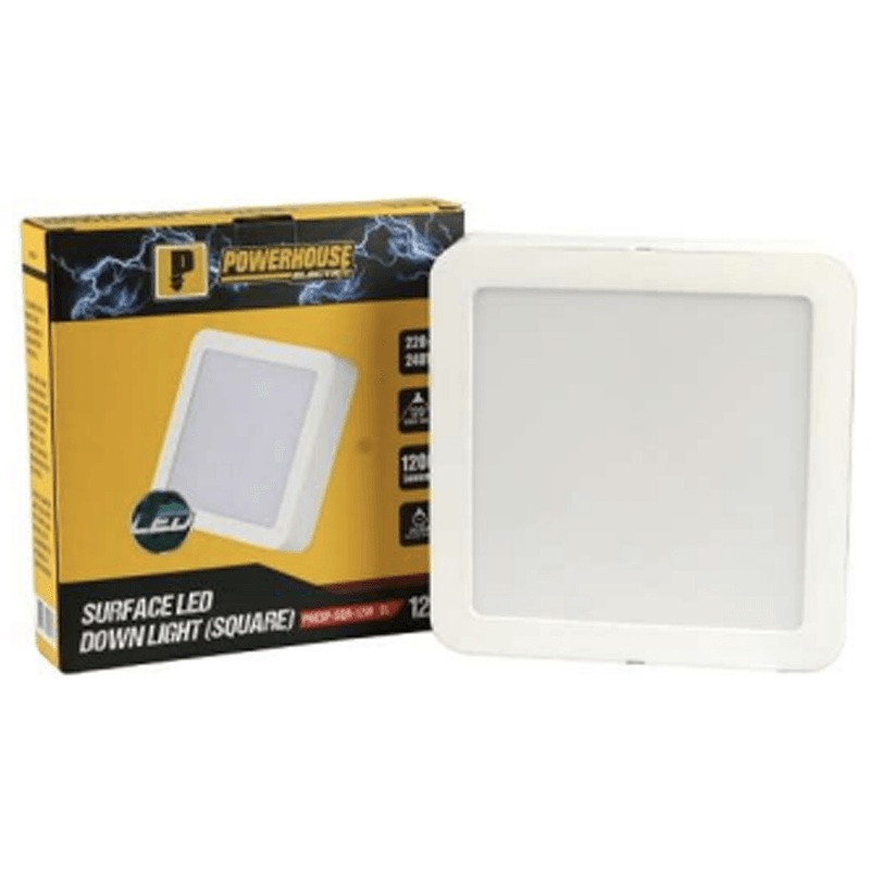 Powerhouse Electric Led Surfaced Downlight Square Daylight