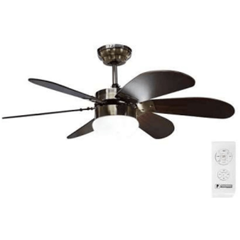 Powerhouse PH-TCF-36BRWN Turbo Wooden Ceiling Fan AC Motor 36"