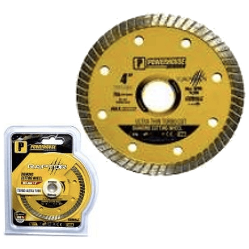 Powerhouse Raptor Series Diamond Cutting Wheel Turbo Ultra Thin