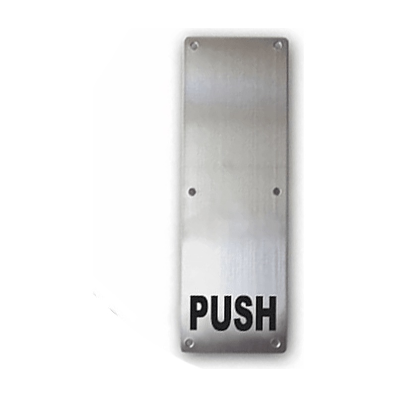 Powerhouse Stainless Push Plate