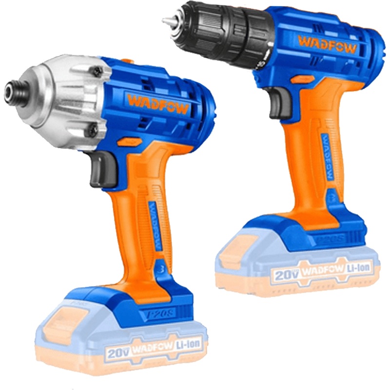 Wadfow WCK2016 Li-Ion Cordless 20V 2Pcs Combo Kit
