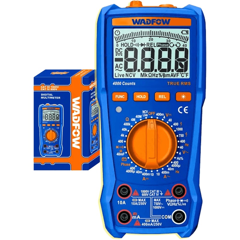 Wadfow WDM2502 Digital Multimeter 4000-Counts