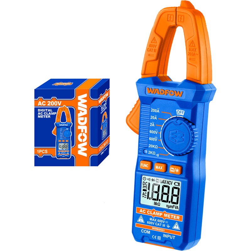 Wadfow WDM6501 Digital AC Clamp Meter