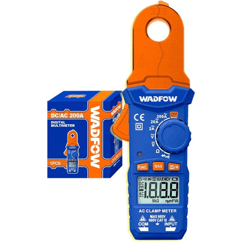 Wadfow WDM65015 DC/AC Clamp Meter 2000-Counts