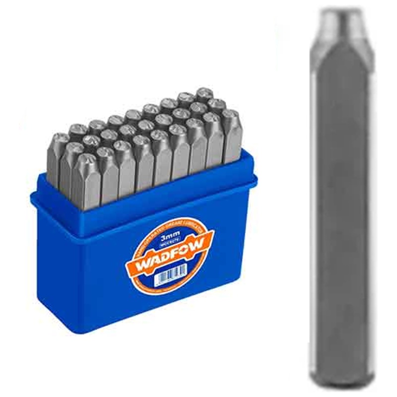 Wadfow WCC9276 Letter Punch Set 27Pcs 6mm