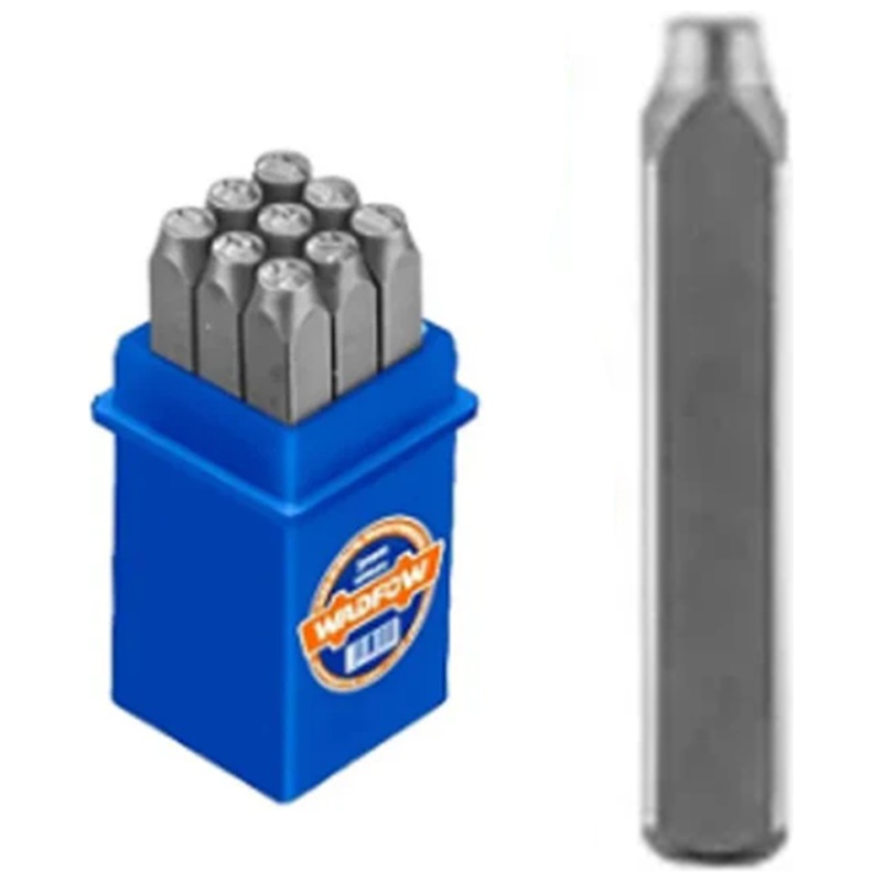 Wadfow WCC9593 Digit Punch Set 9Pcs