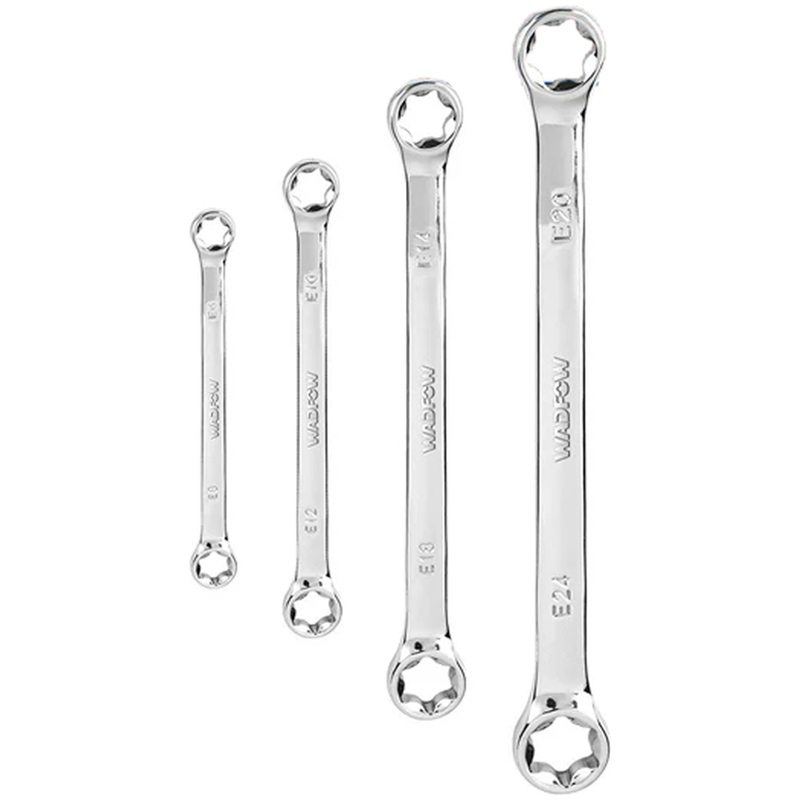 Wadfow WFR2404 Star Box End Wrench Set 4Pcs