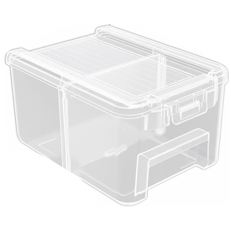 Wadfow WTB8333 Transparent Storage Bins Set 3Pcs