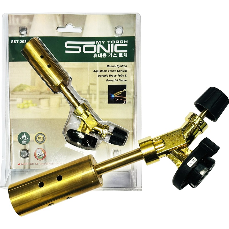 Sonic SST-208 Butane Gas Torch (Brazing Style)