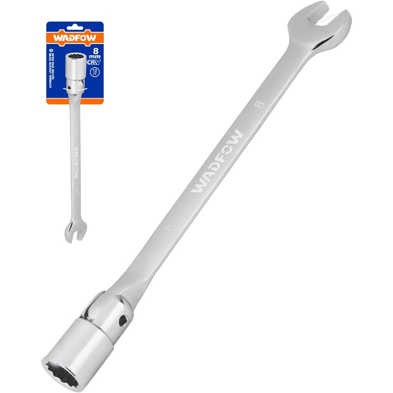 Wadfow Open End Swivel Head Socket Spanner Wrench