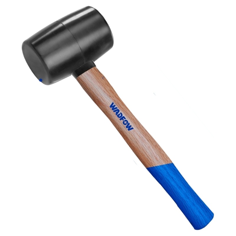 Wadfow Rubber Hammer Wooden Handle