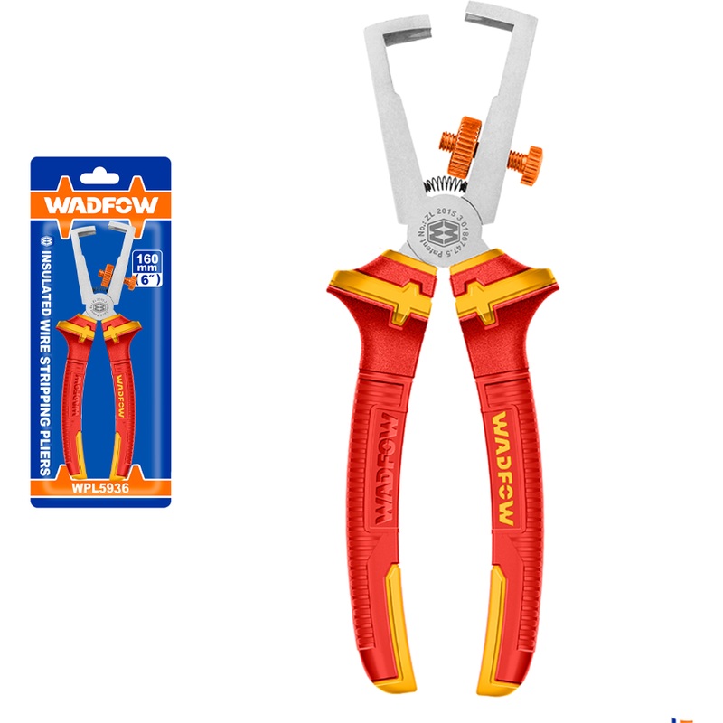 Wadfow WPL5936 Wire Stripping Insulated Pliers 6"