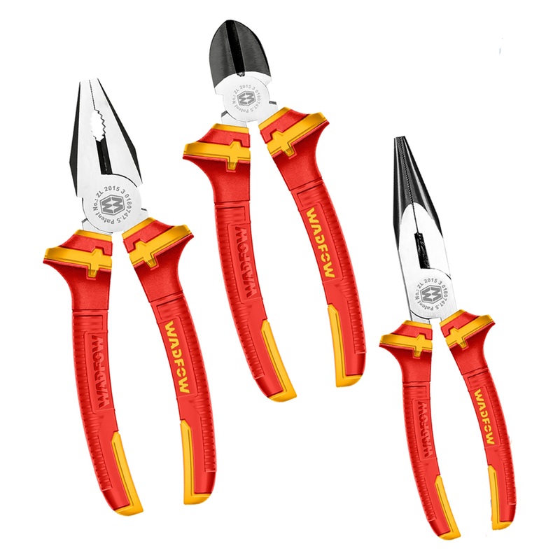 Wadfow WPS0633 Insulated Plier 3Pcs Set
