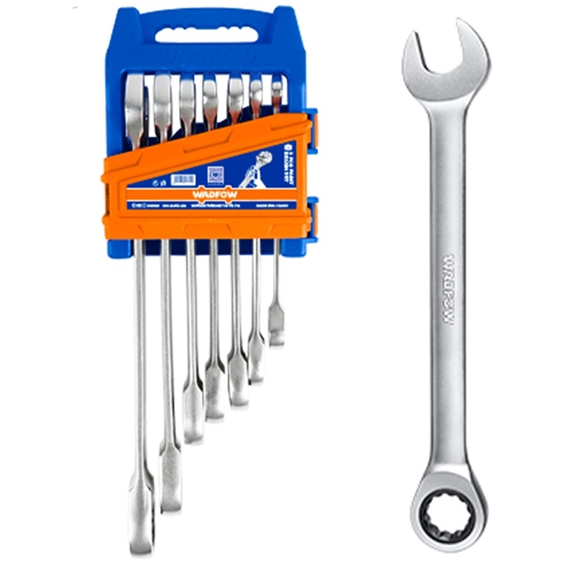 Wadfow WSP4207 Rachet Spanner 8-19MM 7Pcs