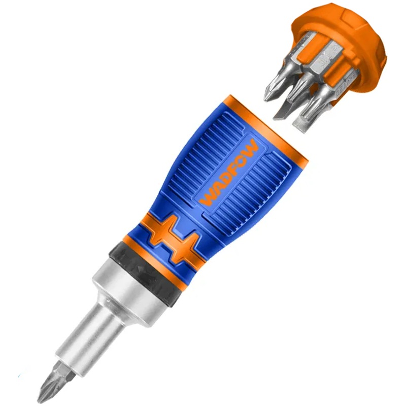 Wadfow WSS8608 8in1 Stubby Rachet Screwdriver Set