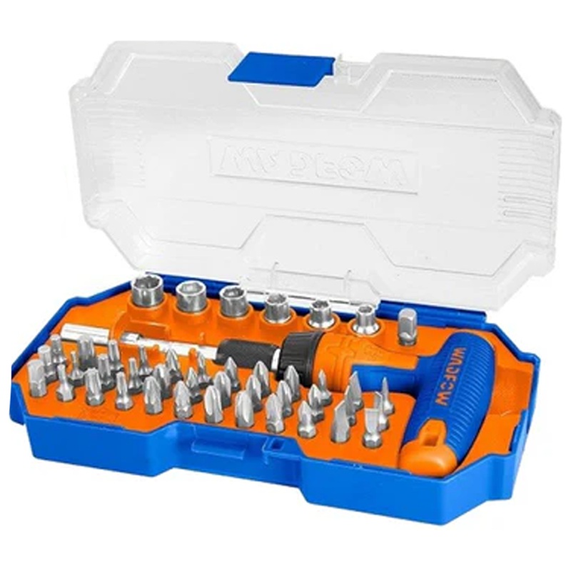 Wadfow WSS8B45 T-Handle Wrench Screwdriver Set 45Pcs