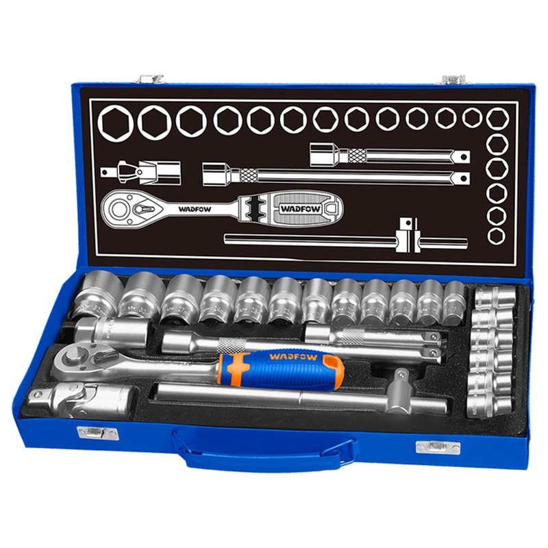 Wadfow WST2L24 Socket Set 1/2" 24Pcs