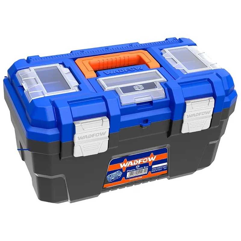 Wadfow WTB3319 Plastic Tool Box 19" (Metal Buckle)