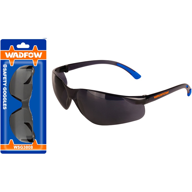 Wadfow WSG3808 Safety Goggles (Dark Shade-8)