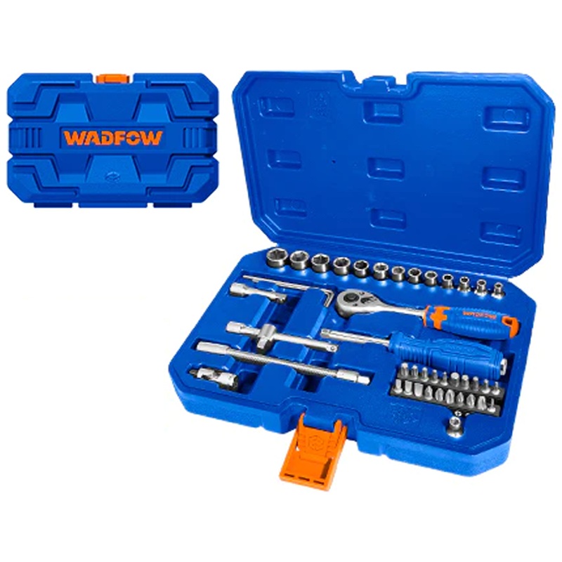 Wadfow WST4D45 1/4" Socket 45Pcs Set