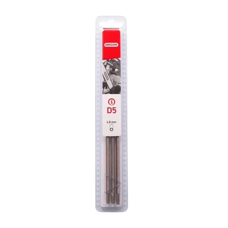 Oregon Q70508C Sharpening Files, 3/16" (4.8mm), 3-Pack