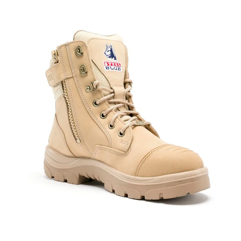 Steel Blue 392661 Southern Cross Zip GraphTEC Scuff S3 Safety Boot, Sand