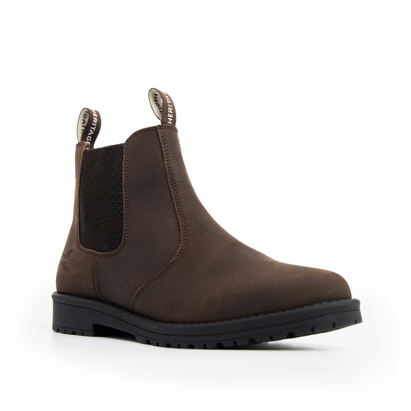 Xpert Heritage Saddler Dealer Non-Safety Boot, Rustic Brown
