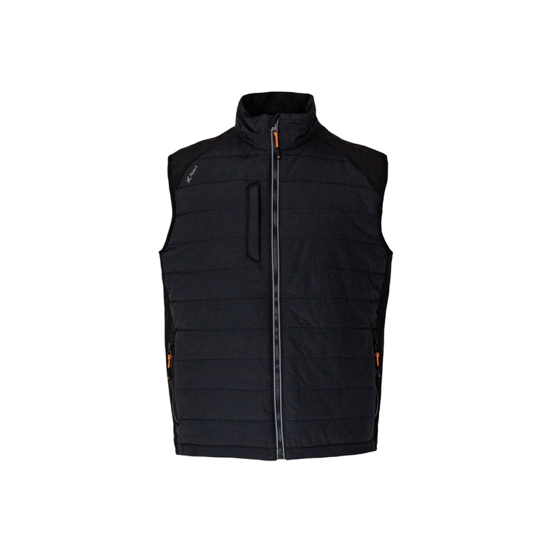 Xpert Pro Rip-Stop Panelled Bodywarmer, Black