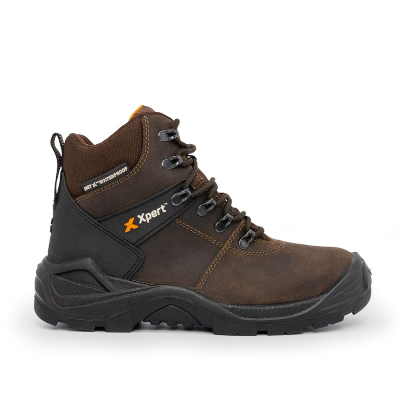 Xpert Typhoon Waterproof S3 Safety Boot, Brown