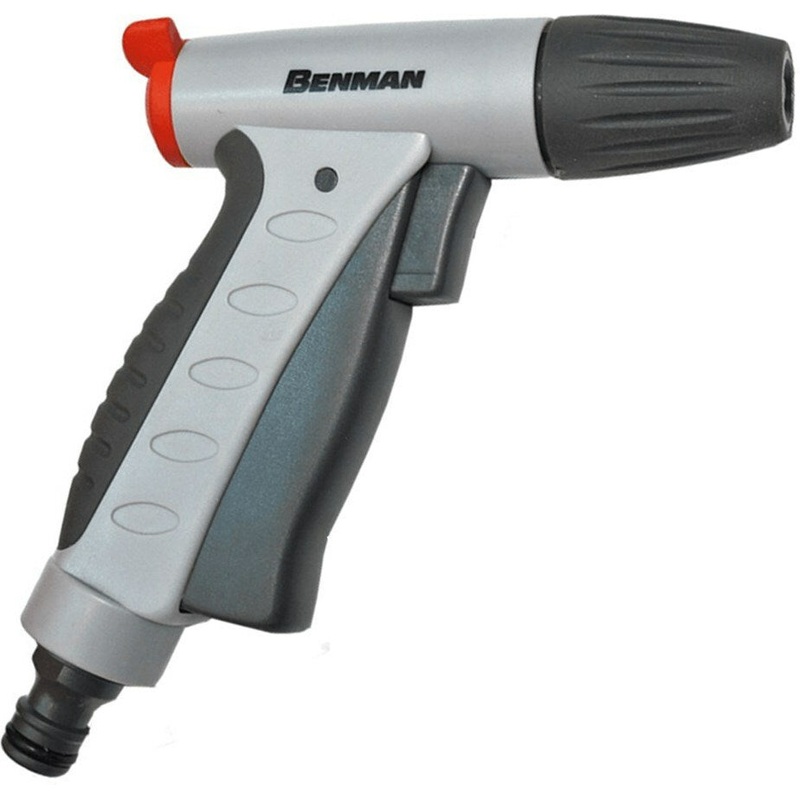 Benman 77197 Adjustable Front Pull Trigger Nozzle & Water Hose Adaptor