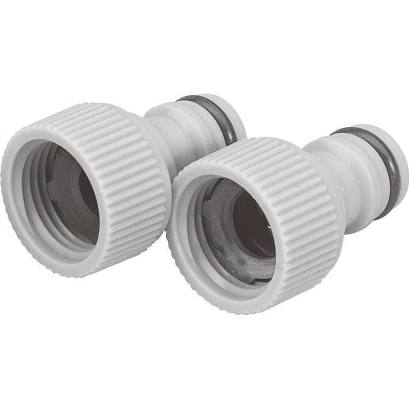 Draper 89387 1/2" BSP Garden Hose Tap Connector, 2 Pack