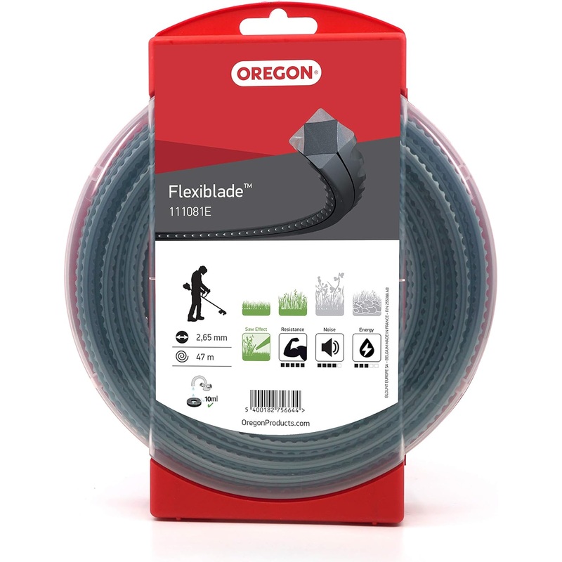 Oregon 111081E FlexiBlade Serrated Trimmer Line, 2.65mm, 53m Donut