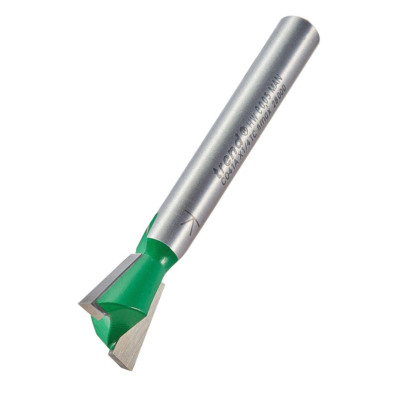 Trend C041AX1/4TC Dovetail, Angle- 104 Degrees 12.7mm Diameter