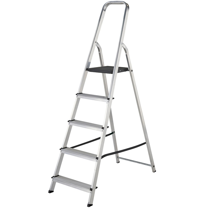 Werner 7400518 Stepladder 5 Tread High Handrail