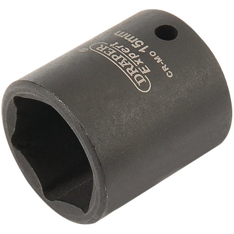 Draper 05062 HI-TORQ? 6 Point Impact Socket, 1/4" Sq. Dr., 15mm