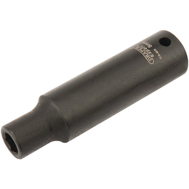 Draper 05065 Draper Expert HI-TORQ? 6 Point Deep Impact Socket, 1/4" Sq. Dr., 5mm