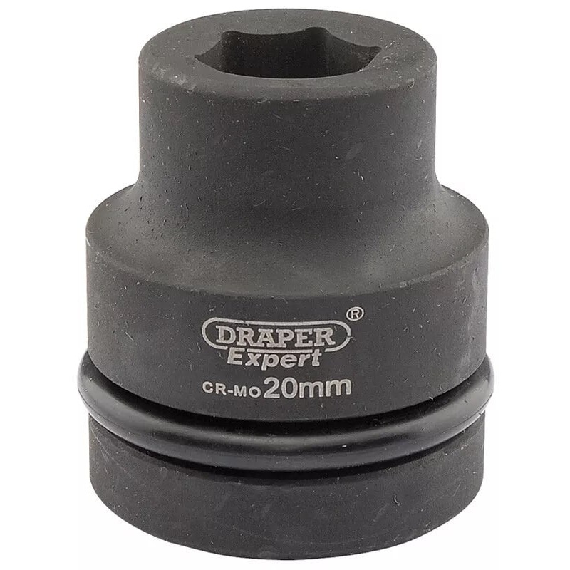 Draper 05101 HI-TORQ? 6 Point Impact Socket, 1" Sq. Dr., 20mm