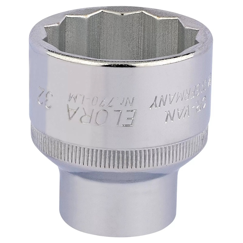 Draper 24765 32mm Bi-Hex Socket 1/2" Sq. Dr.