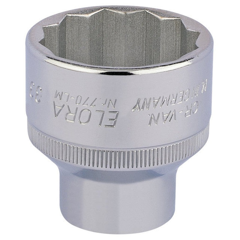 Draper 24773 33mm Bi-Hex Socket 1/2" Sq. Dr.