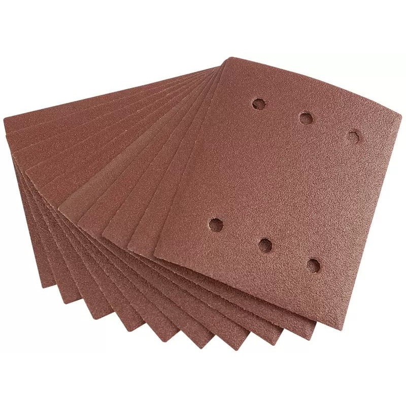 Draper 73524 115 mm x 145 mm 80-Grit Aluminium Oxide Sanding Sheets (Pack of 10)