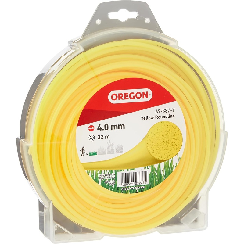 Oregon 69-387-Y Yellow Round Trimmer Line, 4.5mm, 3lb Spool