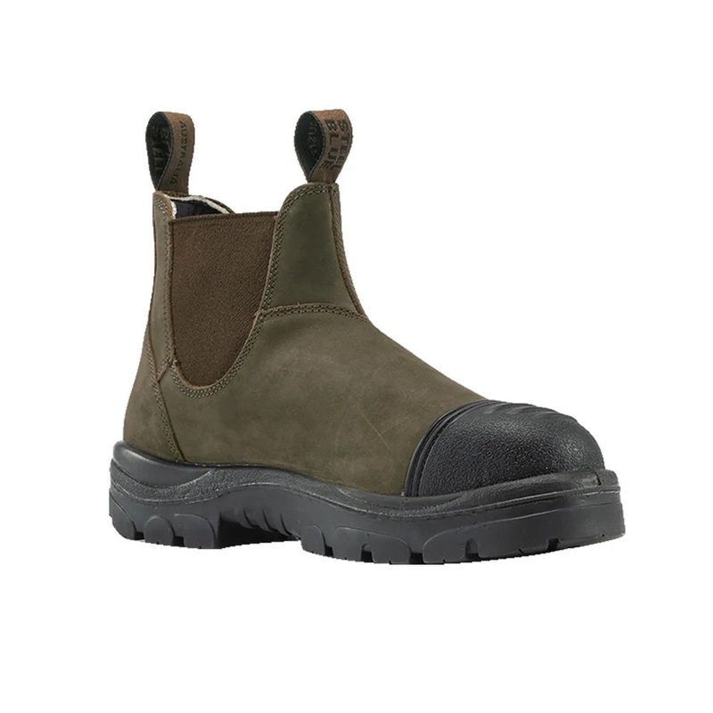 Steel Blue 392601 Hobart Scuff S3 Safety Boot, Rustic Brown