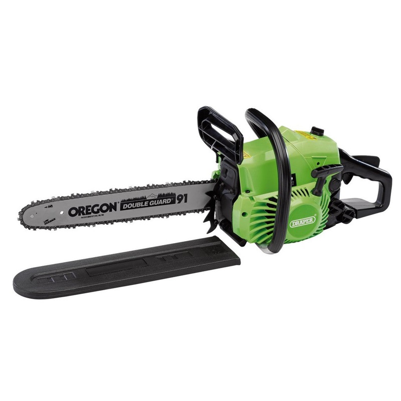 Draper 02567 Petrol Chainsaw with Oregon Chain and Bar, 400mm, 37cc