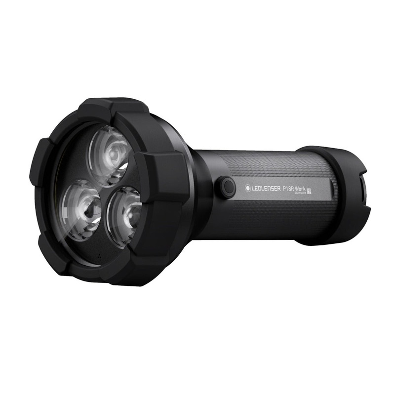 LED Lenser P18R WORK Rechargeable LED Torch - New Model