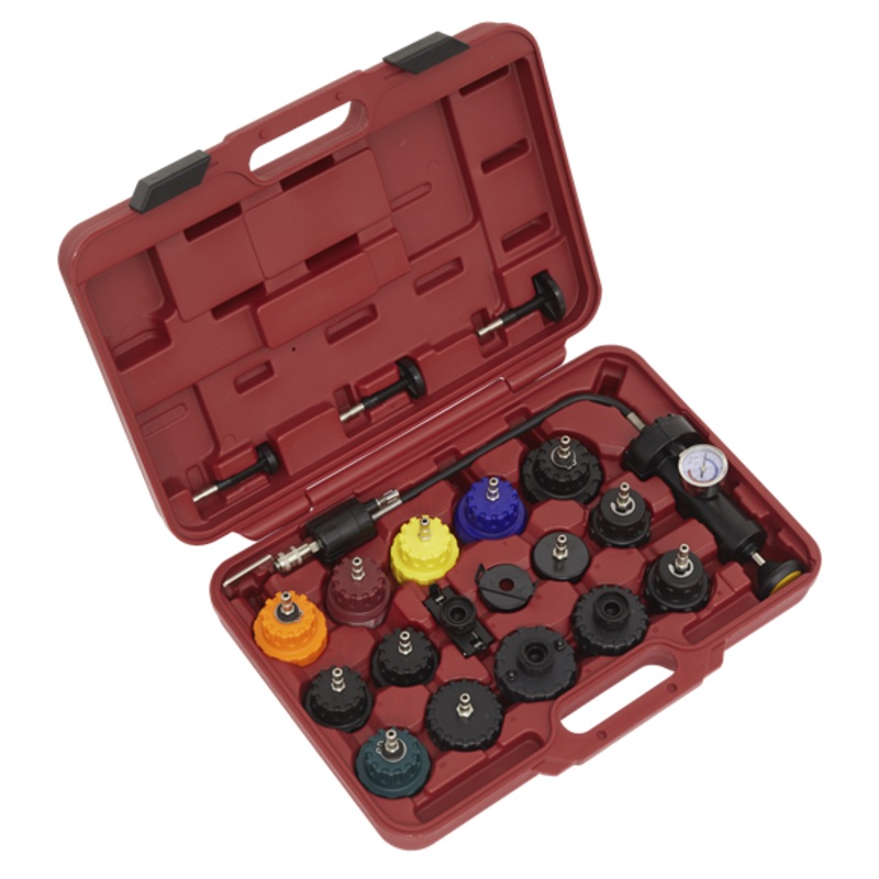 Sealey VS001 20pc Cooling System Pressure Tester Kit