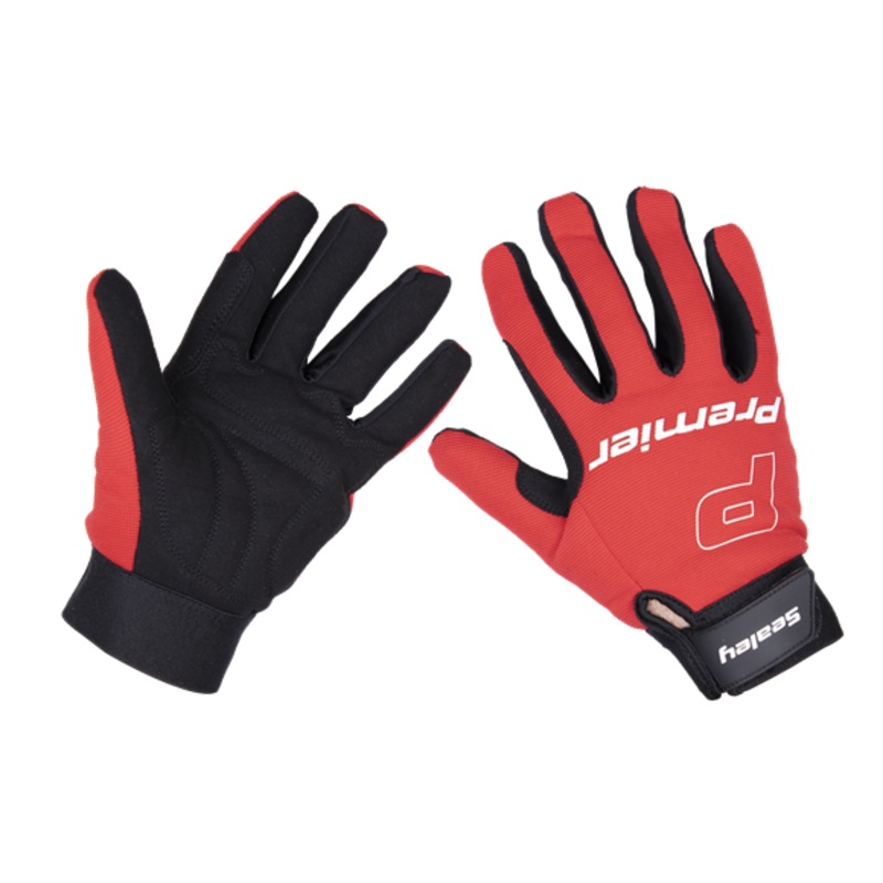 Sealey MG796L Mechanic's Gloves Padded Palm Large